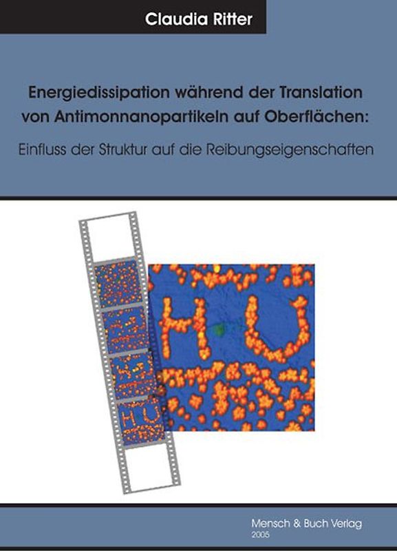 Energiedissipation während der Translation von Antimonnanopartikeln auf Oberflächen: Einfluss der Struktur auf die Reibungseigenschaften