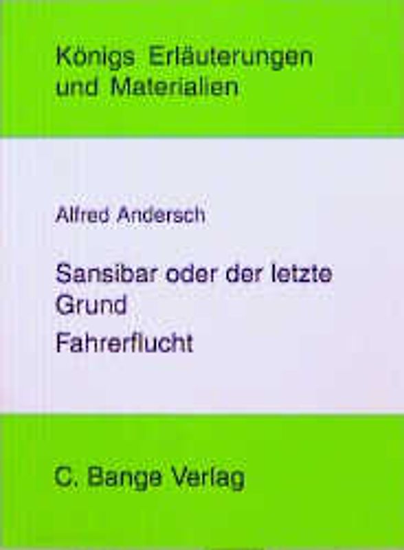 Sansibar oder der letzte Grund /Fahrerflucht