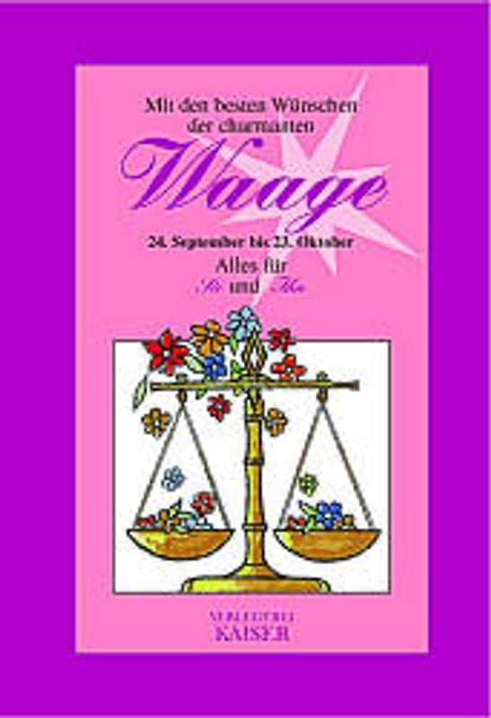 Mit den besten Wünschen der charmanten Waage. Alles für Sie und Ihn