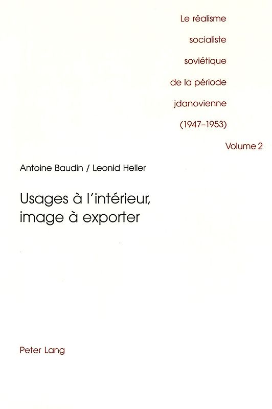 Le réalisme socialiste soviétique de la période jdanovienne (1947-1953)