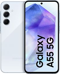 Image of Samsung Galaxy A55 5G Dual SIM 256GB awesome iceblue (Refurbished)