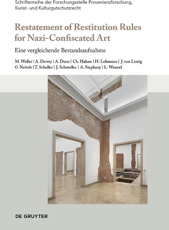 Restatement of Restitution Rules for Nazi-Confiscated Art