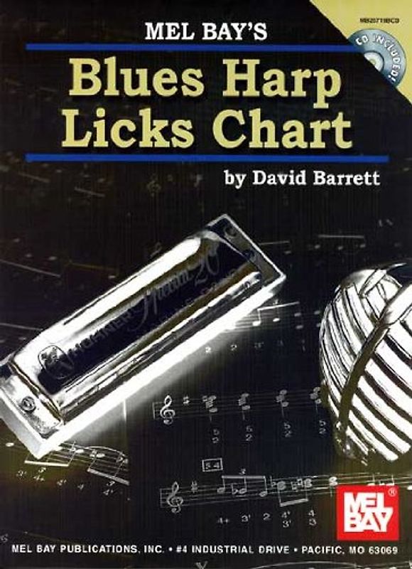Blues Harp Licks Chart [With CD]