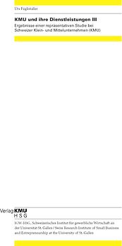 KMU und ihre Dienstleistungen III