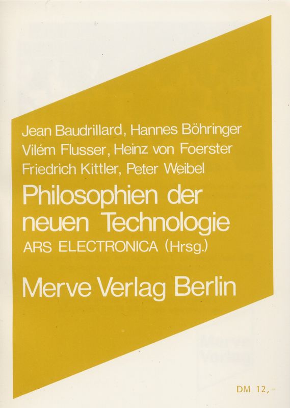 Philosophien der neuen Technologie