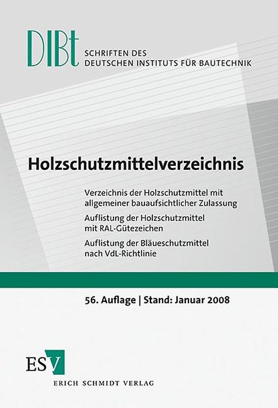 Holzschutzmittelverzeichnis