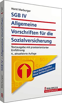 SGB IV - Allgemeine Vorschriften für die Sozialversicherung
