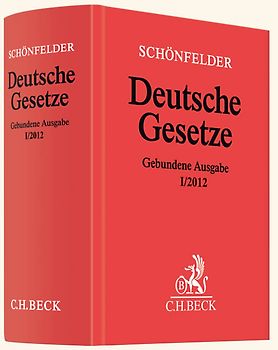 Deutsche Gesetze Gebundene Ausgabe I/2012