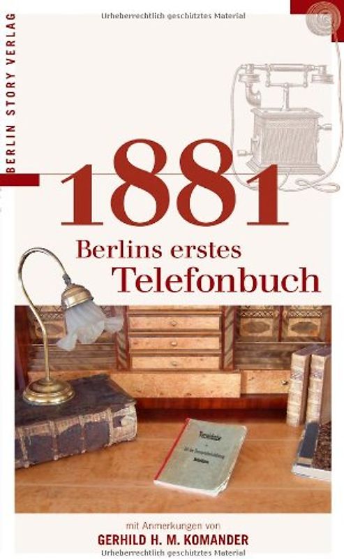 Berlins erstes Telefonbuch 1881