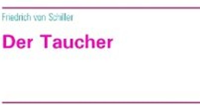 Der Taucher