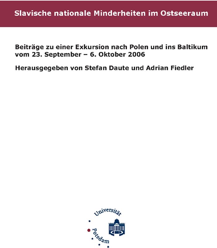 Slavische nationale Minderheiten im Ostseeraum