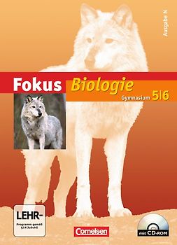 Fokus Biologie - Gymnasium - Ausgabe N / Band 5/6 - Schülerbuch mit CD-ROM