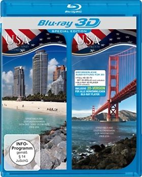 USA - Die Küsten aus der Luft 3D 3D Blu-ray Disc