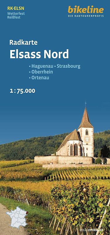 Radkarte Elsass Nord