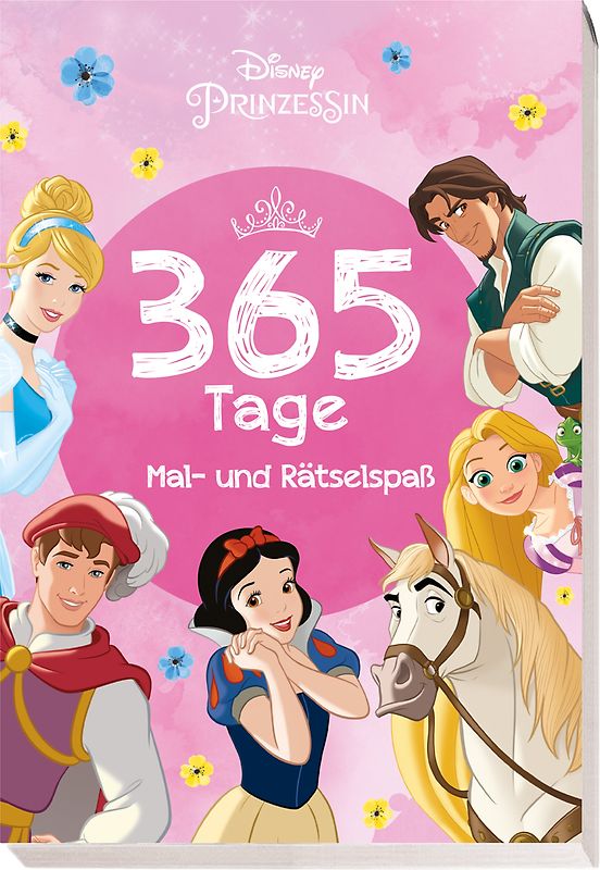 Disney Prinzessin: 365 Tage Mal- und Rätselspaß