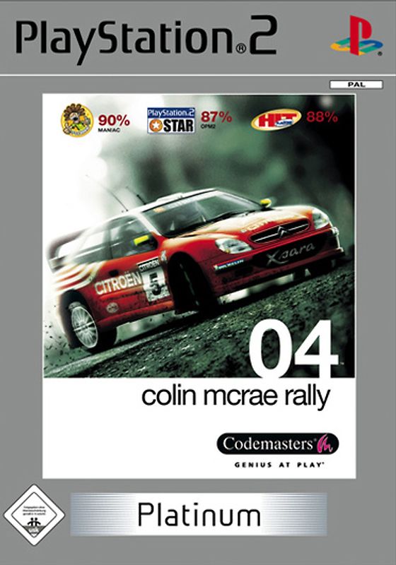 Colin Mc Rae Rally 4.0 Platinum PlayStation 2
