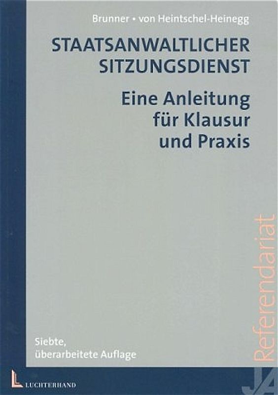 Staatsanwaltlicher Sitzungsdienst