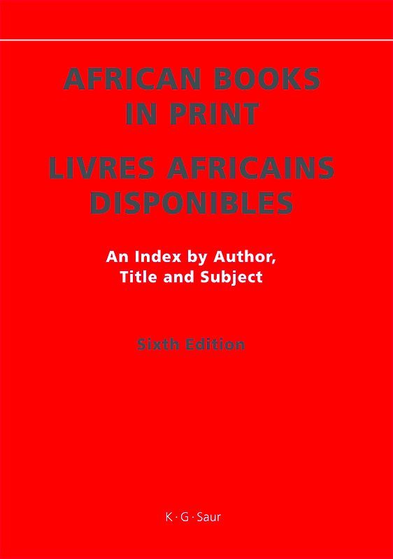 African Books in Print