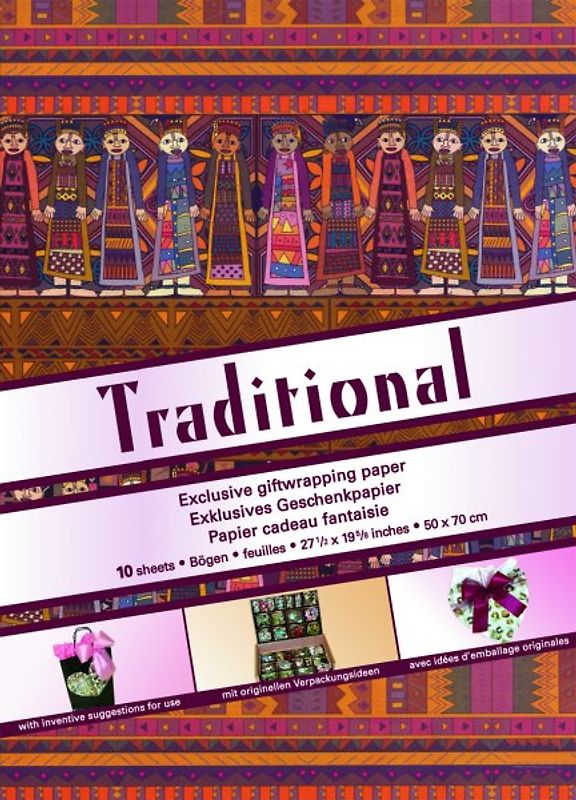 Traditional. Exklusives Geschenkpapier