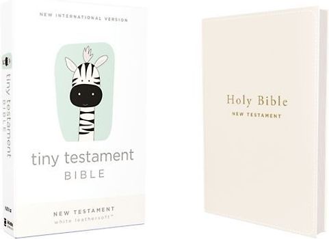Niv, Tiny Testament Bible, New Testament, Leathersoft, White, Comfort Print