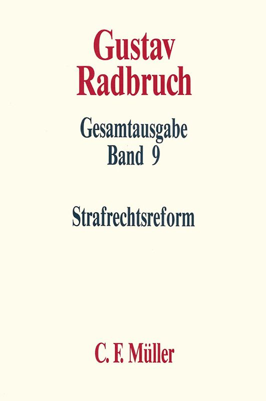 Gustav Radbruch Gesamtausgabe