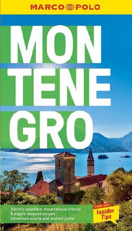 Montenegro Marco Polo Pocket Travel Guide - with pull out map