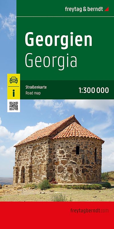 Georgien, Straßenkarte 1:300.000, freytag & berndt