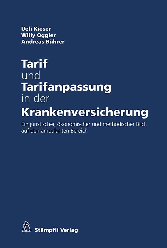Tarif und Tarifanpassung in der Krankenversicherung