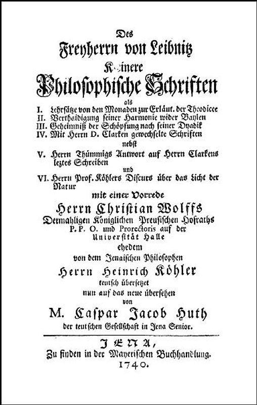 Kleinere Philosophische Schriften