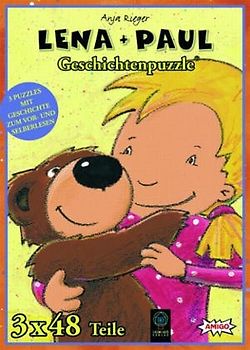 Lena und Paul Geschichtenpuzzle. 3 Puzzles mit Geschichte zum Vor- und Selberlesen