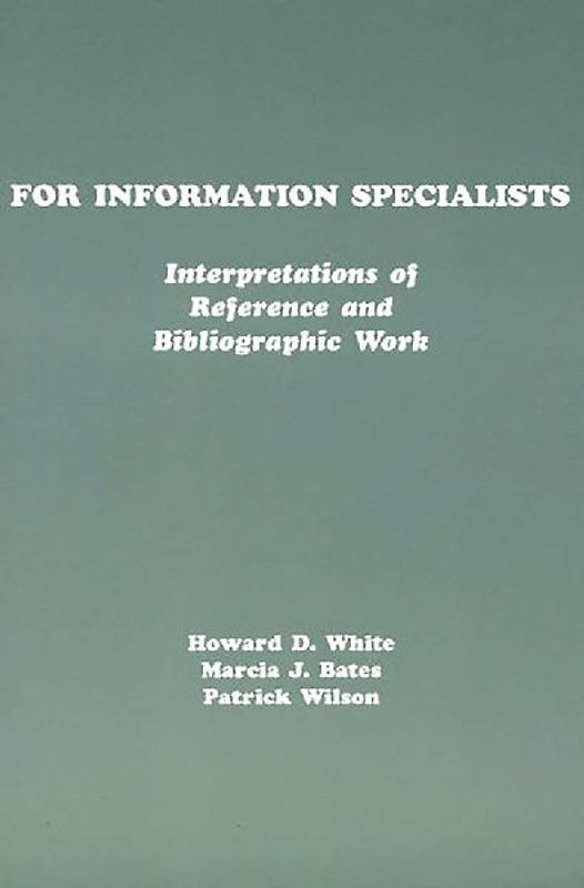 For Information Specialists