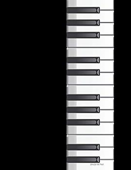 Zeszyt do nut: 60 stron, 8.5 x 11,Duży format, Zeszyt do nut pięciolinia, Zeszyt do muzyki,: Zeszyty szkolne, Miękka okładka, Zeszyt do szkoły, Zeszyt czysty