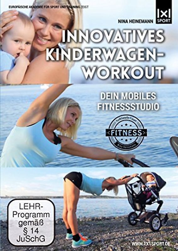 Innovatives Kinderwagen-Workout | Funktionelle Rückbildungsgymnastik mit und ohne BABY | Schnell und effektiv zurück zur Wohlfühlfigur DVD