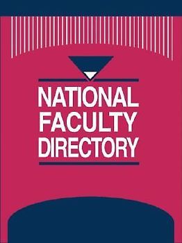 National Faculty Directory 3 Vol Set