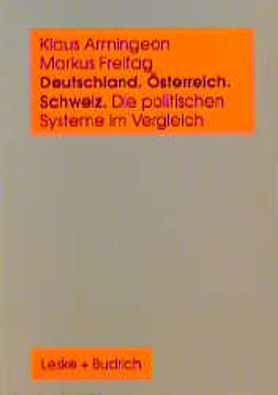 Deutschland, Österreich und die Schweiz. Die politischen Systeme im Vergleich