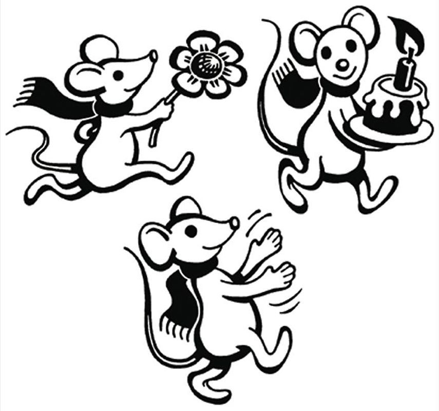 Mimi, die Lesemaus - Ausgabe E für alle Bundesländer - Ausgabe 2008 / Mimi-Stempel. 3 Stück im Beutel