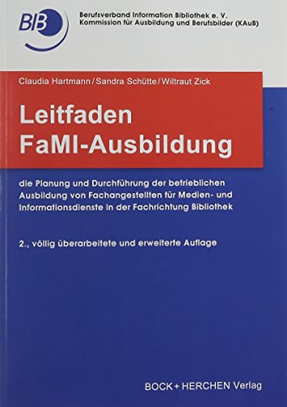 Leitfaden FaMI-Ausbildung