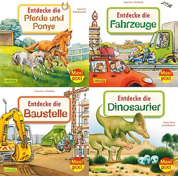 Maxi-Pixi-4er-Set 84: Entdecke deine Welt (4x1 Exemplar)