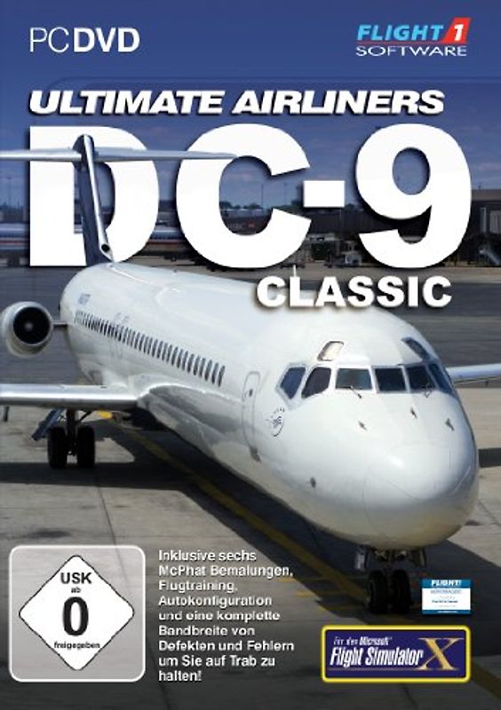 Microsoft Flight Simulator X: Ulitmate Airliners - DC-9 Classic PC Spiele