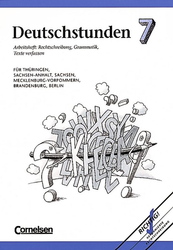 Deutschstunden Sprachbuch. Östliche Bundesländer und Berlin / 7. Schuljahr - Arbeitsheft mit Lösungen