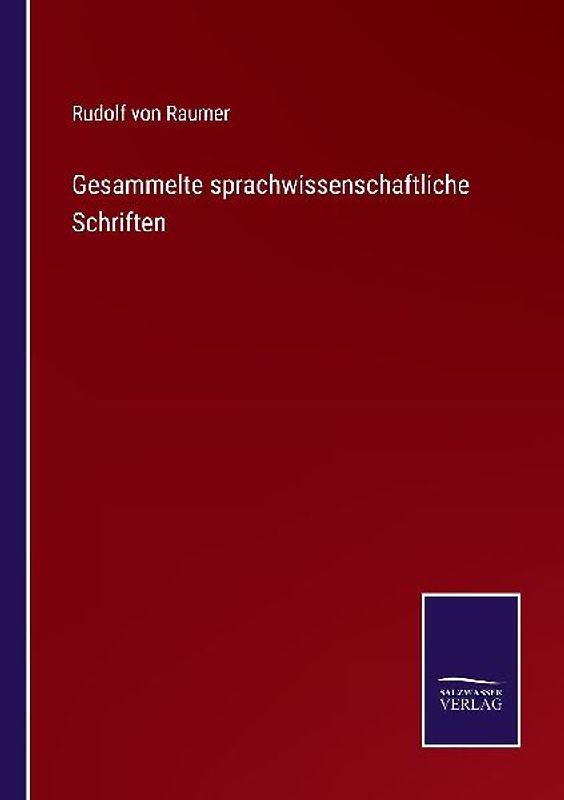 Gesammelte sprachwissenschaftliche Schriften
