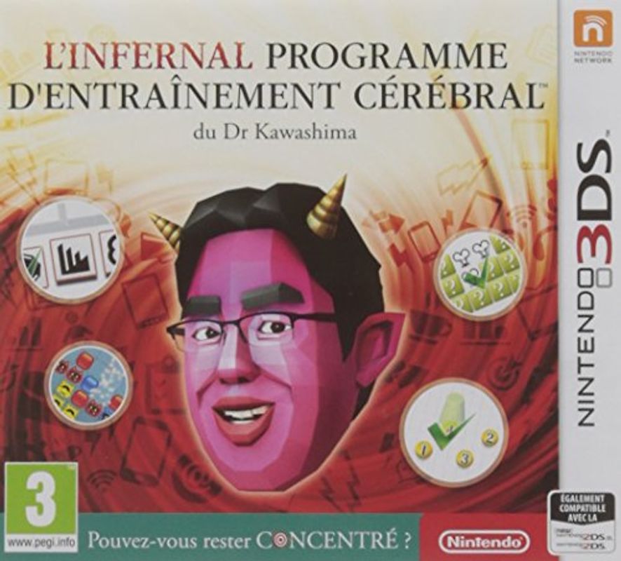 L'infernal programme d'entraînement cérébral du Dr Kawashima: Pouvez-vous rester concentré ? [FR Import] Nintendo 3DS