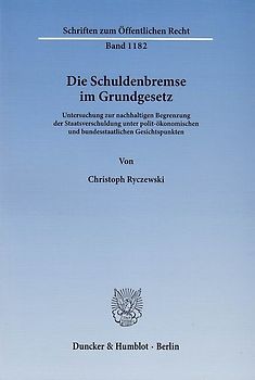 Die Schuldenbremse im Grundgesetz.