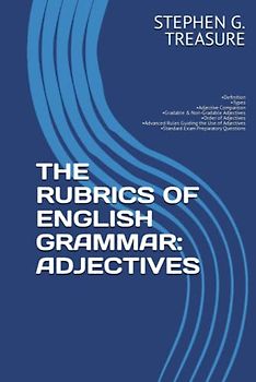 THE RUBRICS OF ENGLISH GRAMMAR: ADJECTIVES: •Definition •Types •Adjective Comparison •Gradable & Non-Gradable Adjectives •Order of Adjectives ... Questions (ENGLISH GRAMMAR SERIES)