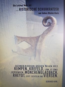 Die Letzten ihrer Art...Historische Schuhkratzer am linken Niederrhein