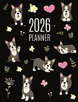 Boston Terrier Planner 2026