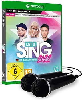 Let's Sing 2022 mit deutschen Hits + 2 Mics Bundleversion