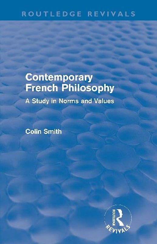 Contemporary French Philosophy (Routledge Revivals)