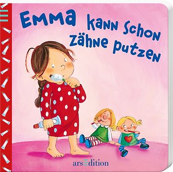 Emma kann schon Zähne putzen