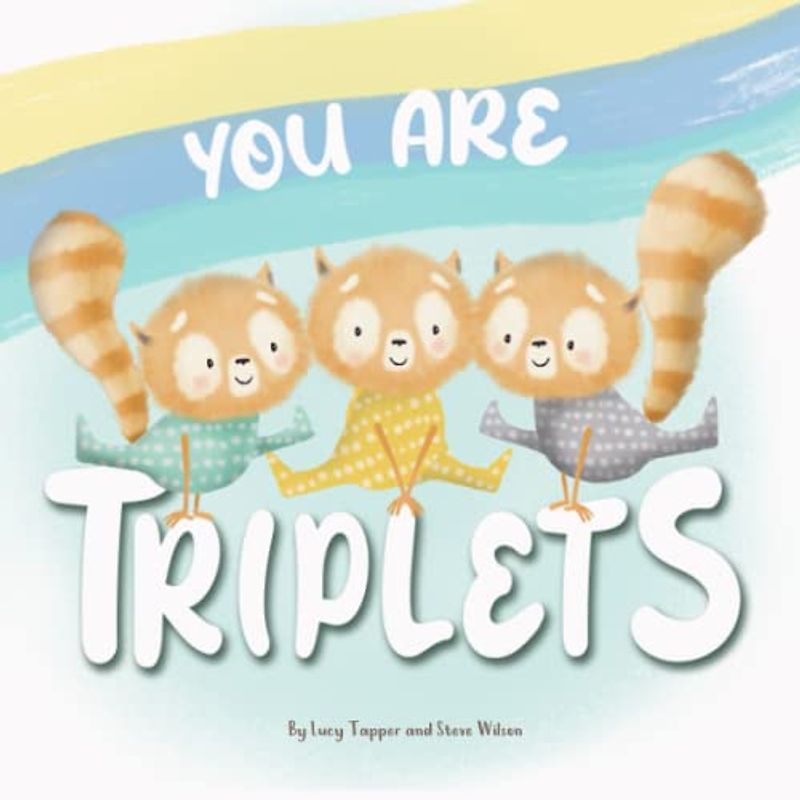 Triplets 'The Things We Share' Children's Keepsake Story Book for Triplets
